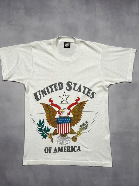 The Vintage Racks T-Shirt USA Eagle Banner - Medium