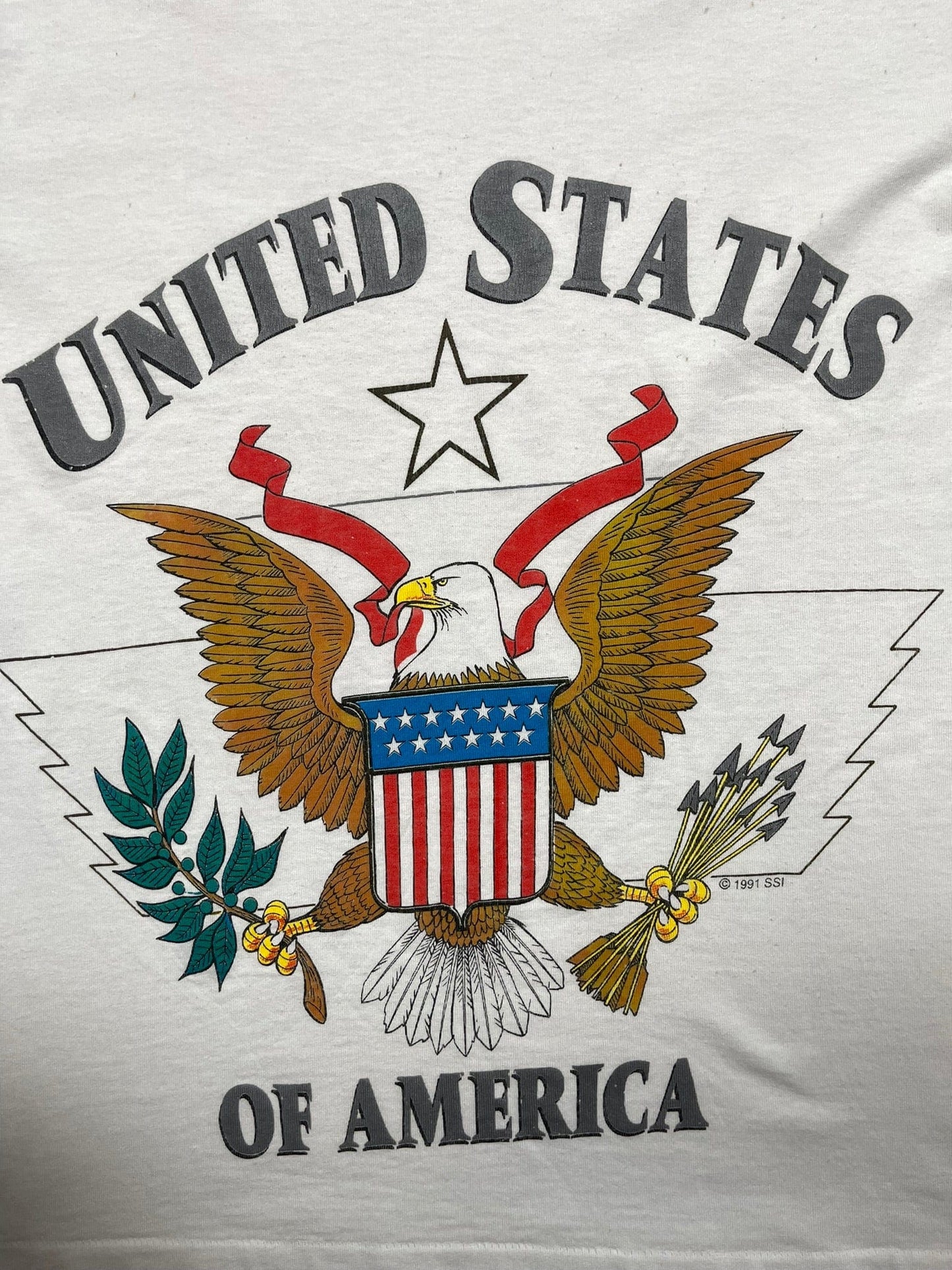 The Vintage Racks T-Shirt USA Eagle Banner - Medium