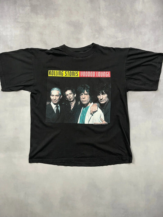 The Vintage Racks T-shirt XL / Black '94-'95 The Rolling Stones Voodoo Lounge Tour T-shirt